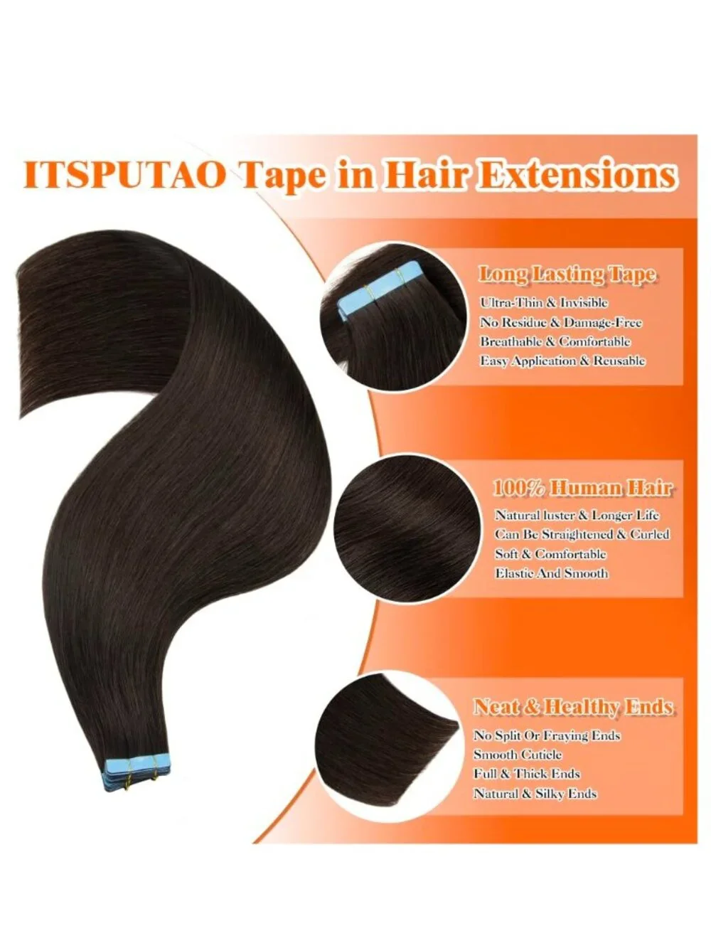 NEW Remy Human Hair 18